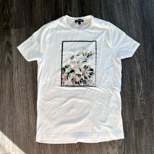 Express Floral White Tee (Medium)